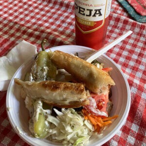 Anibar picnic: Traditional Balkan food and local beer