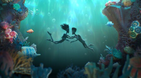 Two Black Boys in Paradise Underwater Still